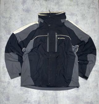 Giacca Columbia nera/grigia tecnica impermeabile