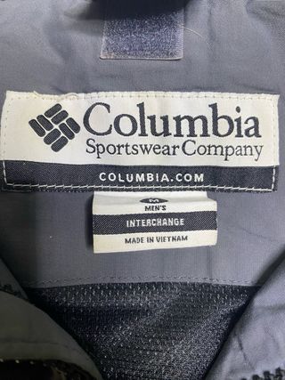 Giacca Columbia nera/grigia tecnica impermeabile