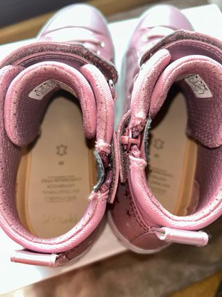 Zapatillas Geox niña rosas estrellas talla 35