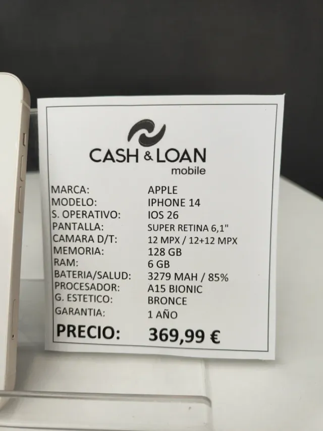 iPhone 14 128GB en buen estado