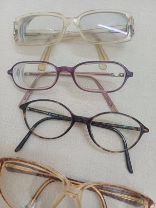 10 paia di occhiali da vista vintage tutti firmati