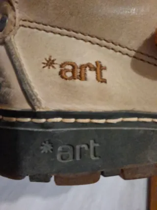 Botas Art Piel Beige y Marrón