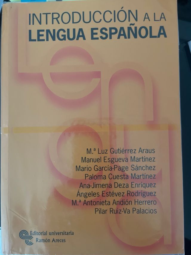 Introducción a la lengua española