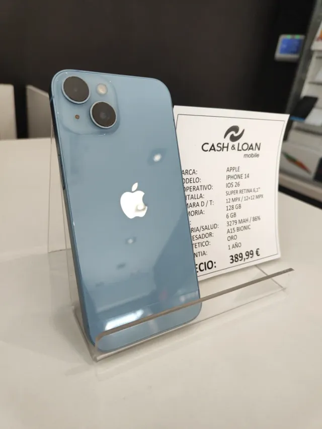 iPhone 14 128GB Azul Seminuevo