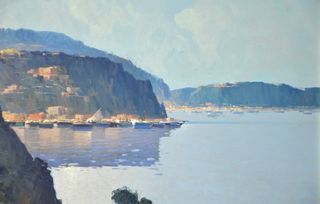 Dipinto olio su legno – Firmato Fortunato Fontana