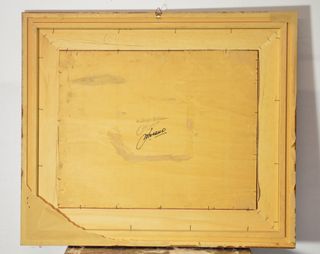 Dipinto olio su legno – Firmato Fortunato Fontana