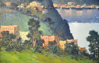 Dipinto olio su legno – Firmato Fortunato Fontana