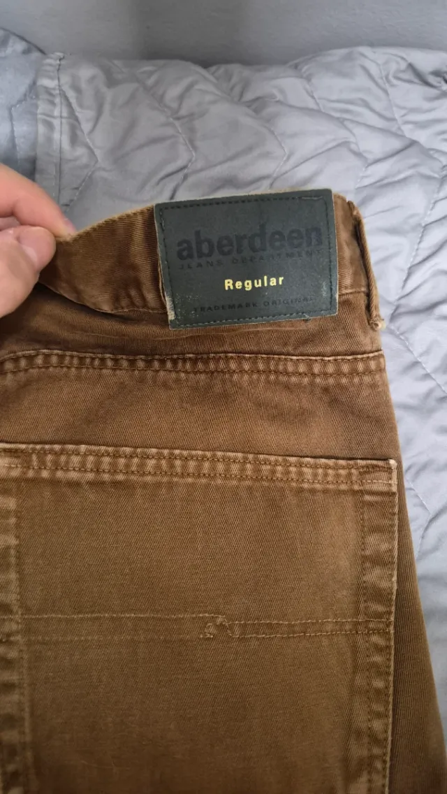Pantalón tejano marrón Aberdeen
