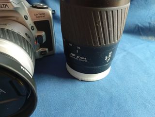 Kit Cámara Minolta Dynax 505si + Flash + Teleobjet