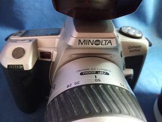 Kit Cámara Minolta Dynax 505si + Flash + Teleobjet