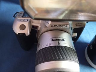 Kit Cámara Minolta Dynax 505si + Flash + Teleobjet