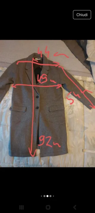 Cappotto Kaos Grigio