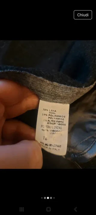 Cappotto Kaos Grigio