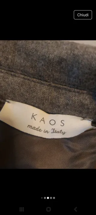 Cappotto Kaos Grigio