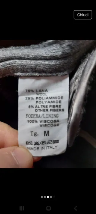 Cappotto Kaos Grigio