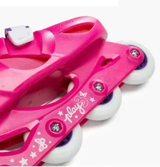 Patines Oxelo Play 3 Niña Rosa