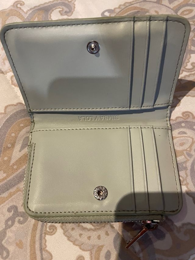 Cartera Bimba y Lola verde efecto piel