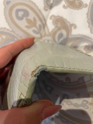 Cartera Bimba y Lola verde efecto piel