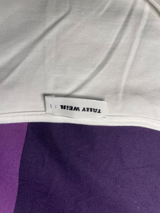 Camiseta Tally Weijl blanca con cordones