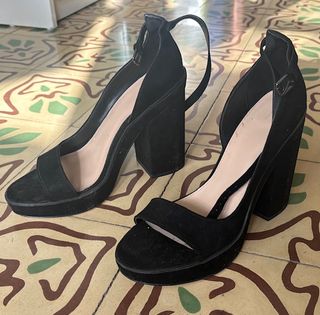 Zapatos de plataforma negros