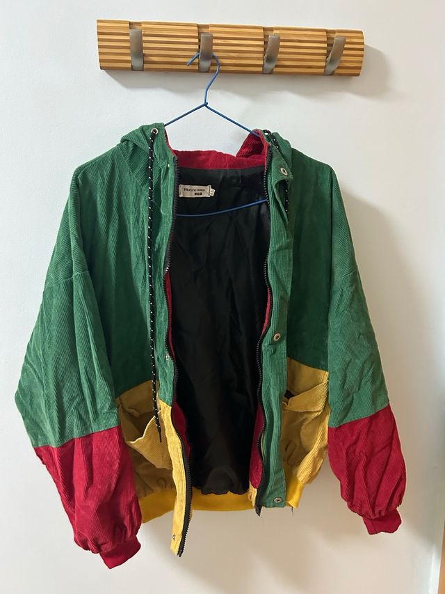 Chaqueta pana colores rasta