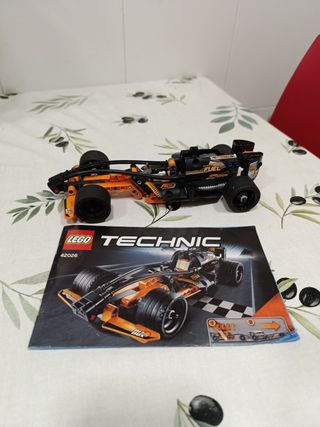 Coche Lego Technic Naranja y Negro
