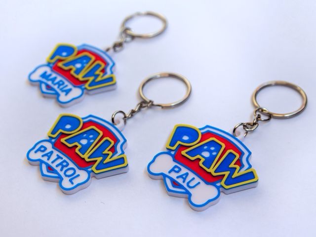 Llavero Paw Patrol Personalizado
