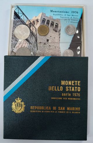 Monete Stato Serie 1976 San Marino