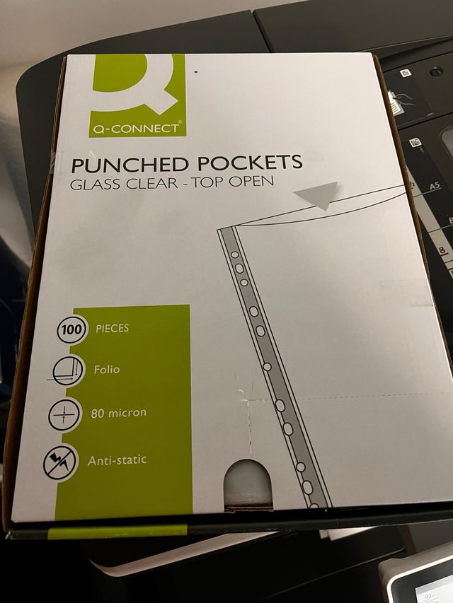 OFERTA 3 cajas Fundas Multitaladro Q-Connect