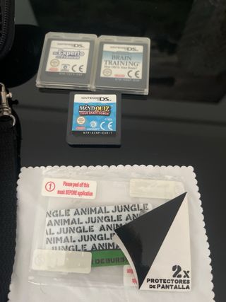 Nintendo DS Rosa + 3 Juegos + Accesorios+ cargador