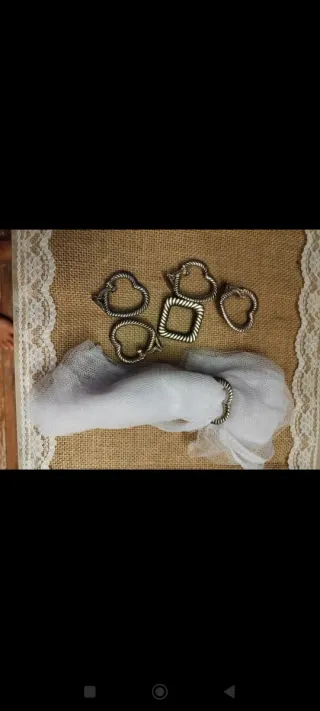 Porta tovaglioli vintage set 6 pezzi