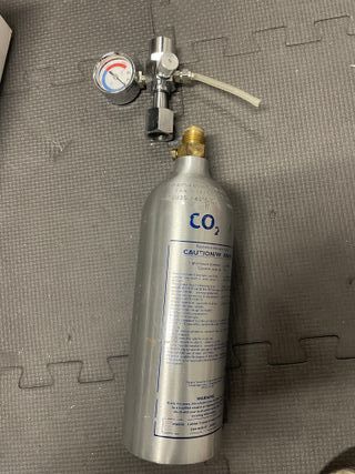 Botella CO2 con manómetro para acuario