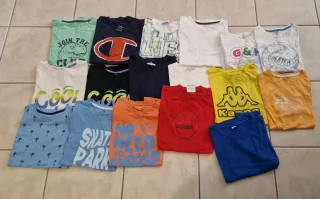 Set 17 T-shirt bambino tg 11 12 anni