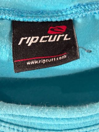 Camiseta Rip Curl Azul Talla XL (Pequeña)
