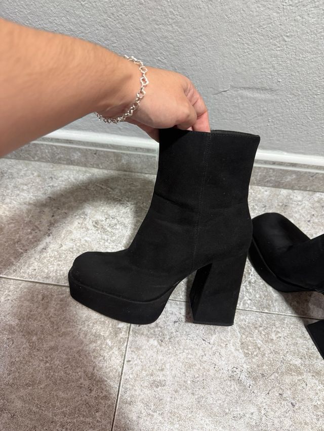 Botas de plataforma negras