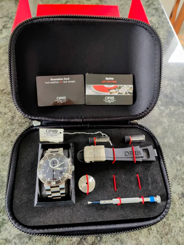 Reloj Oris Carlos Coste Edición Limitada Full Set