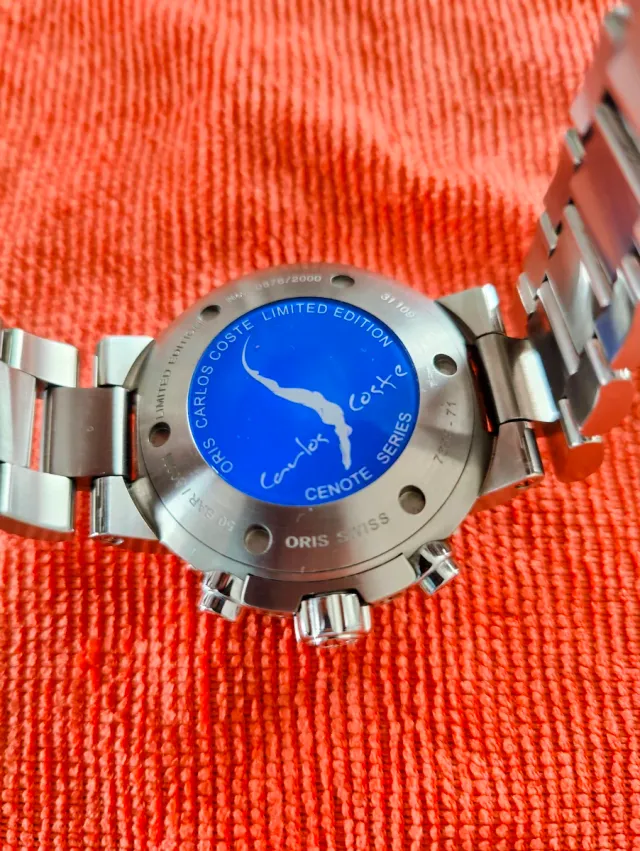 Reloj Oris Carlos Coste Edición Limitada Full Set