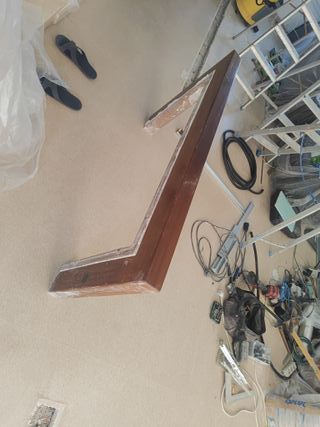 Pieza madera chimenea/decoración