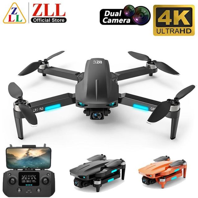 Dron ZLL Negro/Naranja Dual Camera 4K