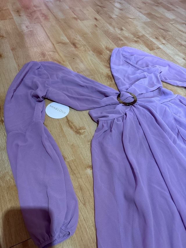 Vestido largo lila Mia&Lova