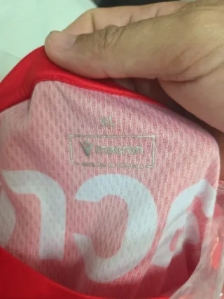 Camiseta Macron RFEF Entrenamiento Roja XL