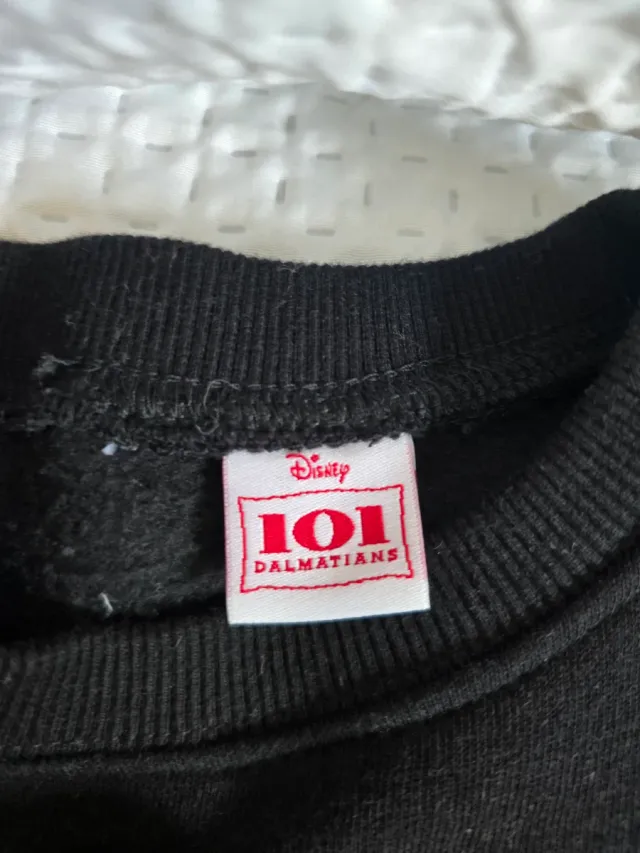 Vestido Sudadera Negro 101 Dálmatas