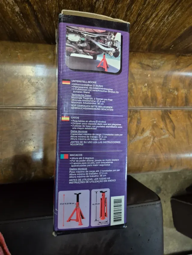 2 Caballetes 2 Toneladas 3 Niveles