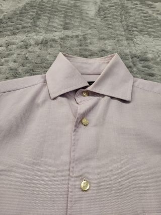 Camisa Zara Hombre Cuello Italiano T-38