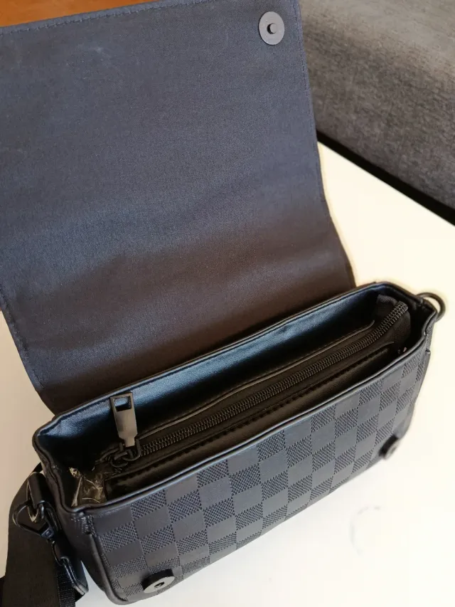 Bolso Hombre Negro/Gris