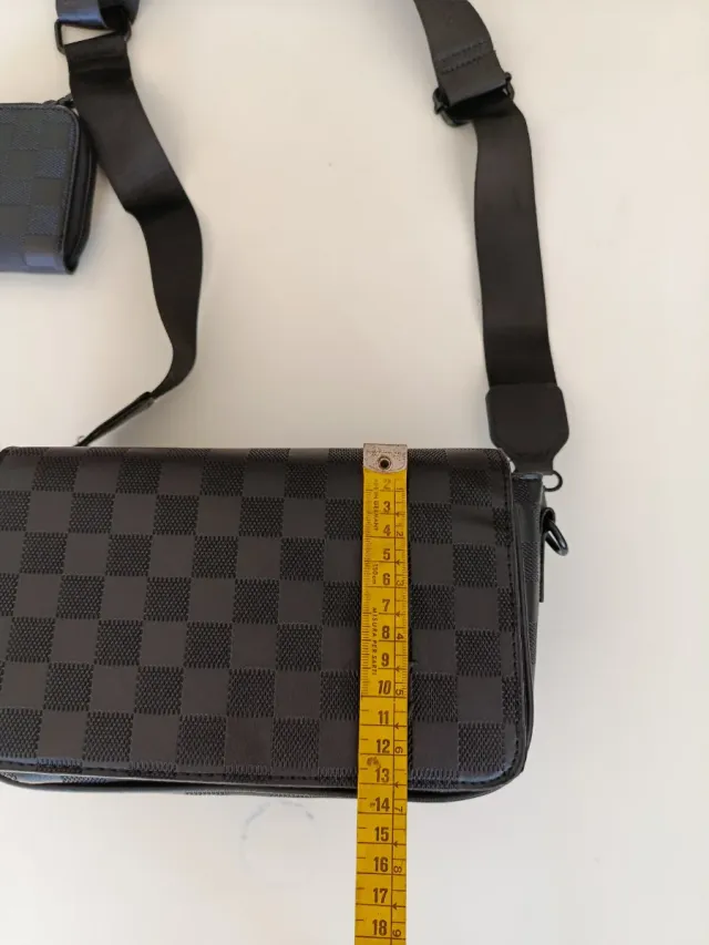 Bolso Hombre Negro/Gris