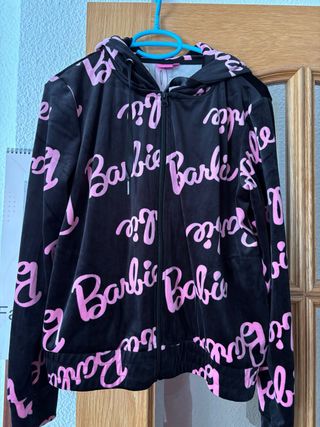 Chaqueta Barbie Negra y Rosa