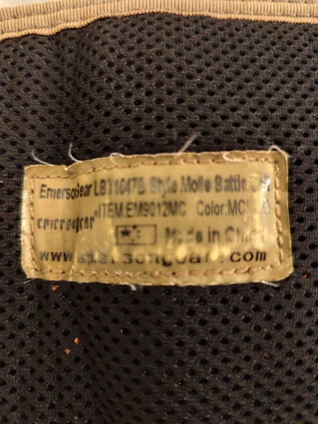 Cinturón Táctico MOLLE Emerson Multicam