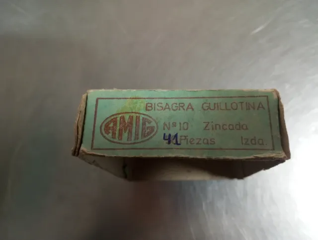 2 Cajas Bisagras Guillotina Izda/Dcha