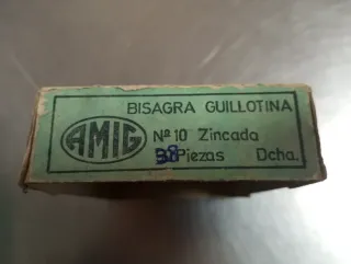 2 Cajas Bisagras Guillotina Izda/Dcha